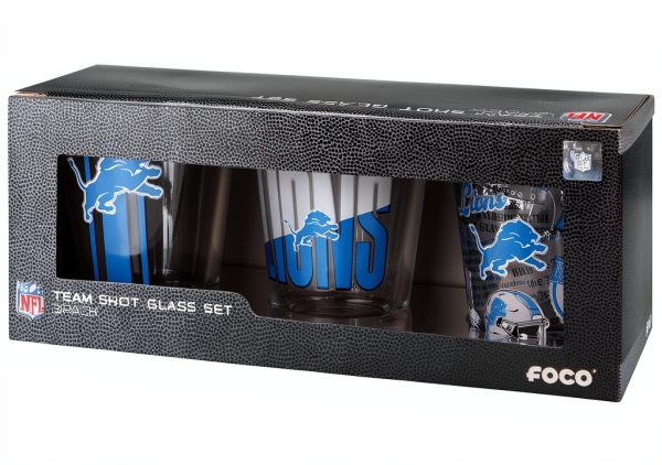 NFL Team Logo Barware Team Spirit Shot Glasses FOCO-4