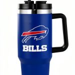 Team Beans Blue 40oz Tumbler Vacuum Insulated-0