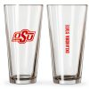 Oklahoma State Pint Glass Logo Brands 16oz-0