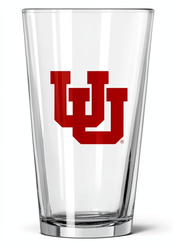 Logo Brands 16oz Gameday Pint Glass Durable Glass-0