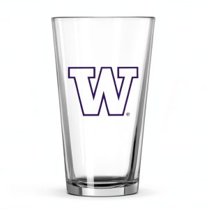 Washington Huskies 16oz Glass Pint by Logo Brands-0