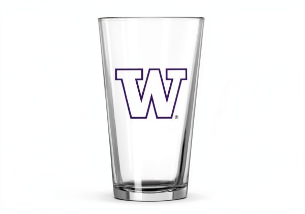 Washington Huskies 16oz Glass Pint by Logo Brands-0