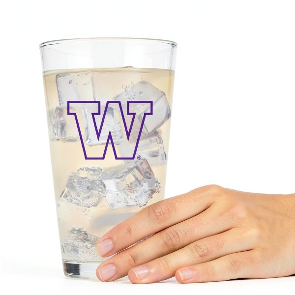 Washington Huskies 16oz Glass Pint by Logo Brands-3