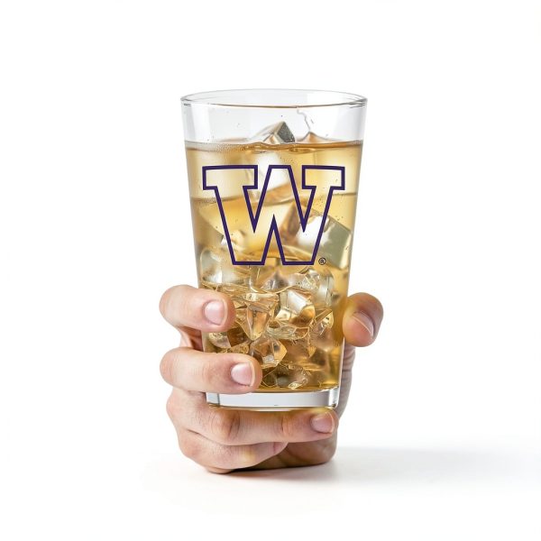 Washington Huskies 16oz Glass Pint by Logo Brands-2