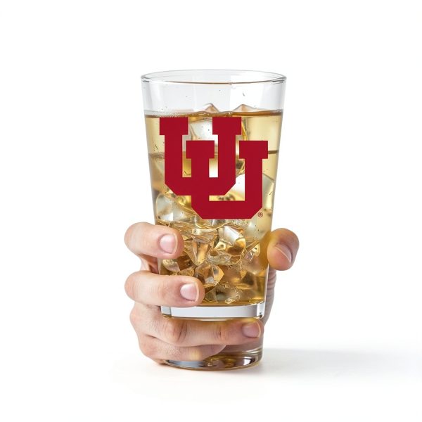 Logo Brands 16oz Gameday Pint Glass Durable Glass-2