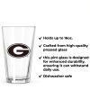 Georgia Bulldogs NCAA Gameday Pint Glass Logo Brands-3