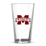 Mississippi State Bulldogs Pint Glass Logo Brands-0