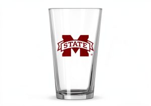Mississippi State Bulldogs Pint Glass Logo Brands-0
