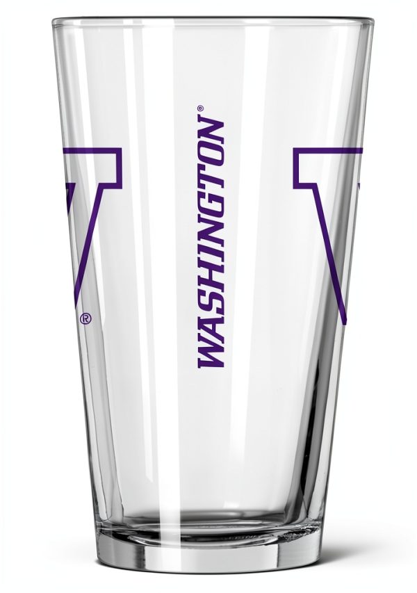 Washington Huskies 16oz Glass Pint by Logo Brands-1