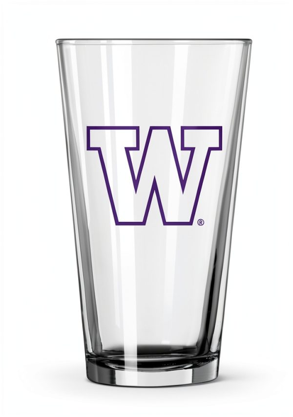 Washington Huskies 16oz Glass Pint by Logo Brands-5