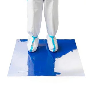 Adhesive Tacky Sticky Mats by FOUR ES SCIENTIFIC – 24x36 Blue Lab Mat-0