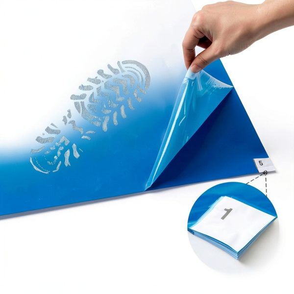 Adhesive Mat B2Jiu Tacky Pads 24" x 36" Floor Mat 10-Pack-1