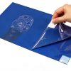 CALPALMY 150 Sheets 24" x 36" Adhesive Mats - Sticky Mat for Laboratories, Homes, Construction Sites, and More - Remove Dust and Dirt from Shoes and Equipment Wheels -Blue-3