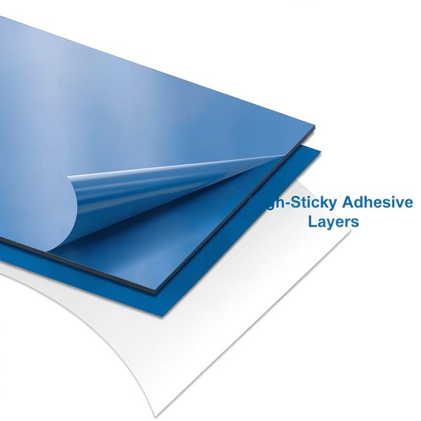 Sticky Mat Tacky Adhesive Pads 300 Sheets, 30 Sheets/Pack, 24'' x 36''/ 60 x 90 cm, Thickened Cleaning Mats for Shoes, Construction, Cleanroom, Laboratories, Hospitals, Dogs, Pets, Home- Blue-1