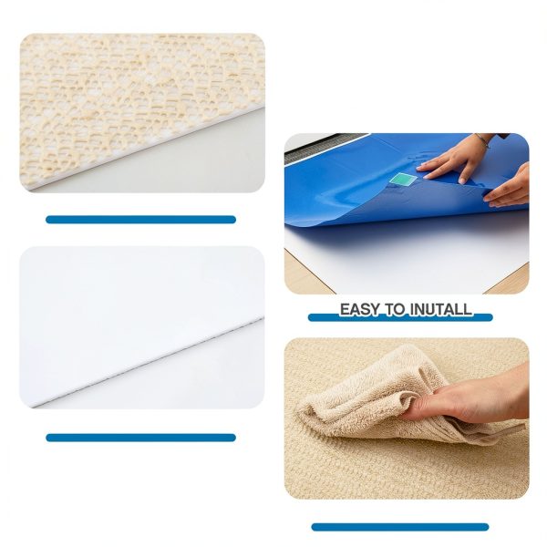 Nuanchu Non Slip Adhesive Mats Base Pad 24x36in Backing for Labs-3