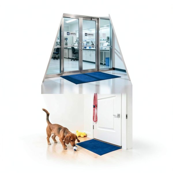 Sticky Tacky Mat 24" x 36" 300 Sheets Blue Adhesive Mats for Cleanroom Laboratory Hospital Grade Construction Dust Hair Control Floor Entry Mats-5