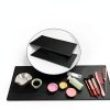 2 Pcs Bar Mat for Countertop 24 x 12 Inch, Large Non Slip Rubber Mat Service Spill Cocktail Bartending Coffee Bar Mats for Hot Dishes Restaurants Barbershop Clippers Hot Pads, Black-6