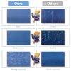 Sticky Mat Tacky Adhesive Pads 300 Sheets, 30 Sheets/Pack, 24'' x 36''/ 60 x 90 cm, Thickened Cleaning Mats for Shoes, Construction, Cleanroom, Laboratories, Hospitals, Dogs, Pets, Home- Blue-3