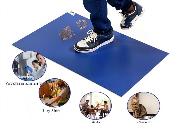 30 Sheets Adhesive Pad Sticky Mat Tacky Mat for Cleanroom Lab Pet-3
