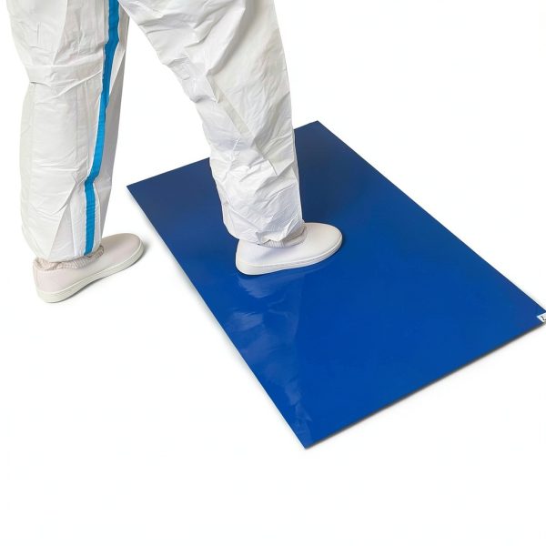 Sticky mat with Adhesive,180 Sheets,Tacky pad 24" x 36",6 Packs of 30 Blue Sheets Each,for Construction,Science Lab Door Matting,Basketball Shoes,Cleanroom,Laboratory and Hospital. (6, Blue, 24"x36")-7
