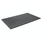 Crown FL2436BK Ribbed Vinyl Anti-Fatigue Mat, 24 x 36, Black-0