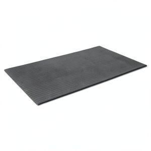 Crown FL2436BK Ribbed Vinyl Anti-Fatigue Mat, 24 x 36, Black-0